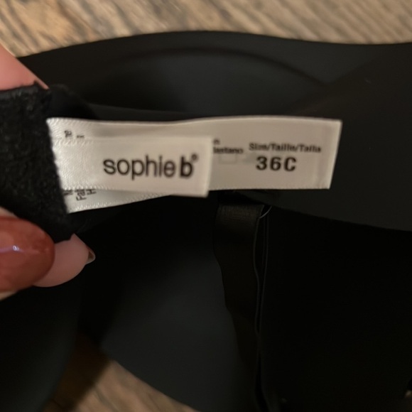 Sophie B. Black Bra NWOT 36C - Picture 2 of 2